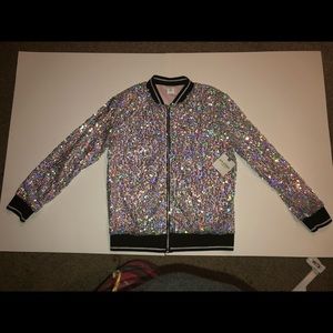 Arizona Jean Co. Sequin Bomber
